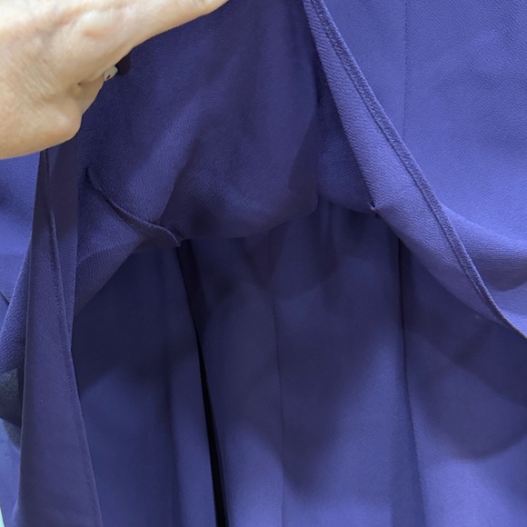 Karin Stevens Women's Petite Elegant Purple Dress - Picture 11 of 11